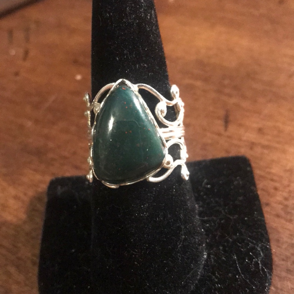 Bloodstone ring